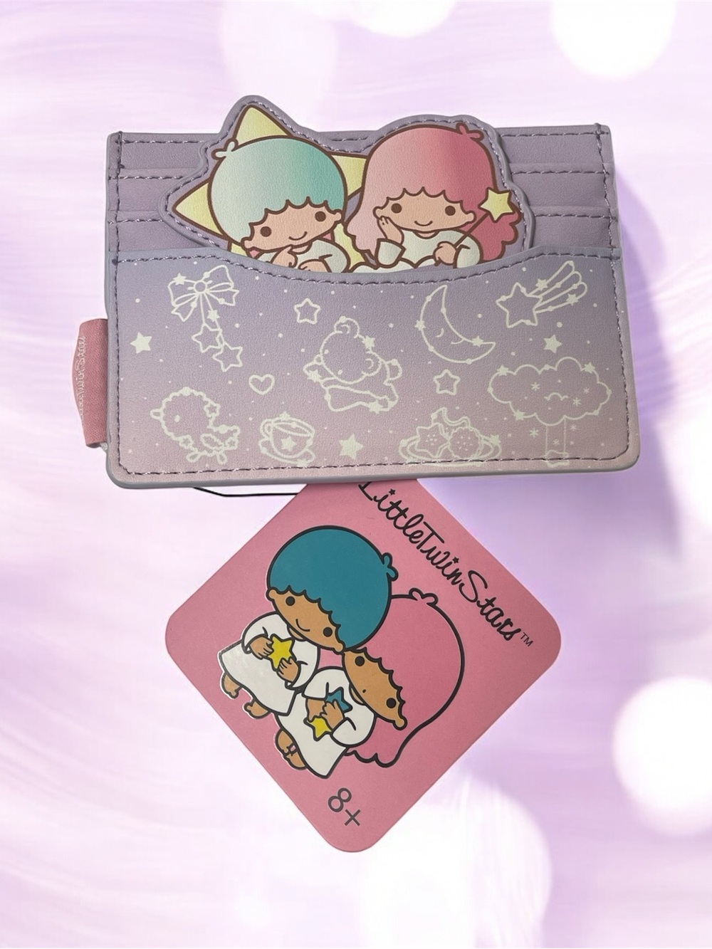 Lilac Little Twin Stars Card Holder